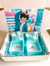 Set de anillos Vegeta y Bulma 1